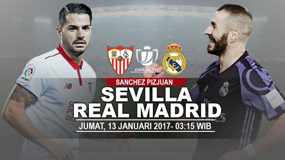 Sevilla vs Real Madrid. Copyright: INDOSPORT/Getty Images